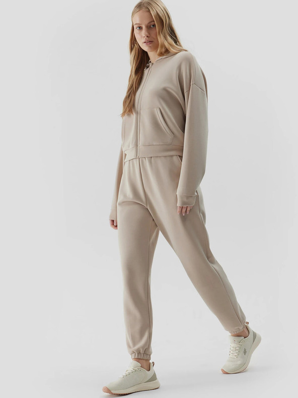 4F Felpa donna con cappuccio e zip 4F