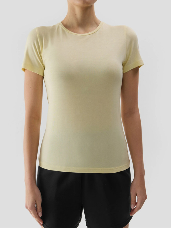 4F Maglietta donna slim tinta unita 4F