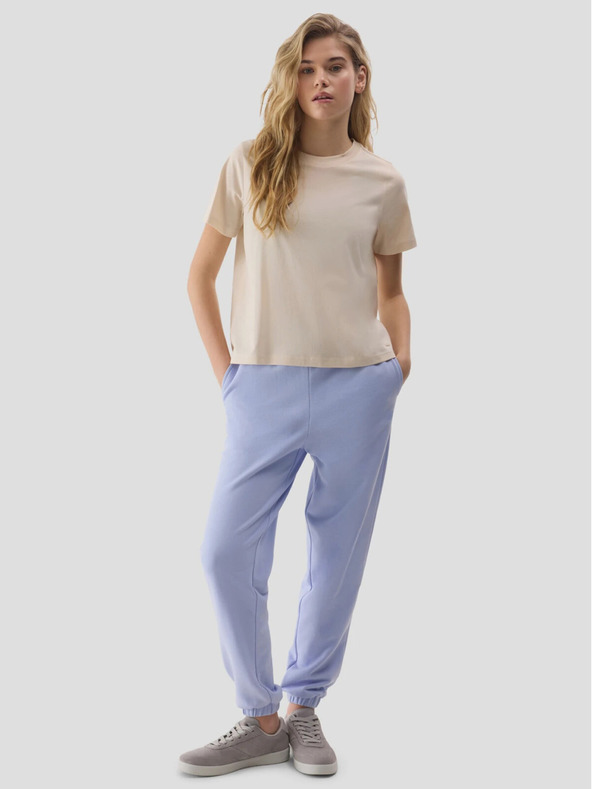 4F Maglietta donna tinta unita in cotone organico 4F