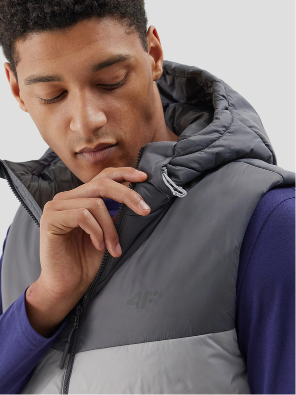 4F Gilet da uomo in piuma sintetica 4F