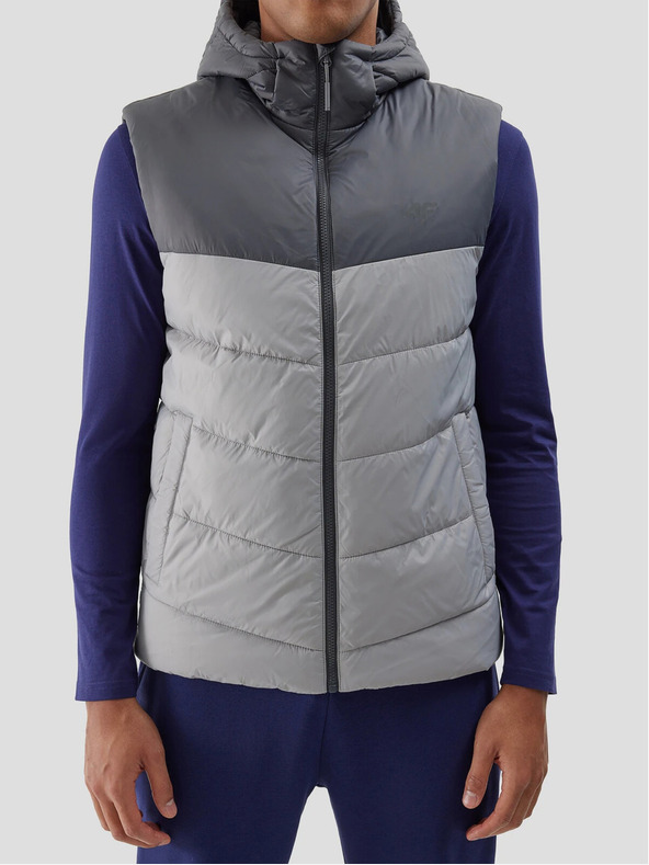 4F Gilet da uomo in piuma sintetica 4F