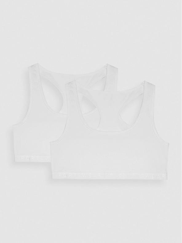 4F Reggiseno da donna in cotone per uso quotidiano 4F 2 pezzi