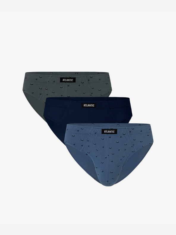 Atlantic Slip sportivo ATLANTIC 3-PACK da uomo - Grafite, Blu Navy, Denim