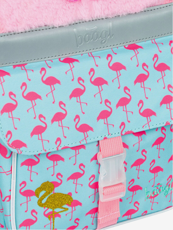 BAAGL  Zaino scuola rosa Zippy Baagl Fenicottero