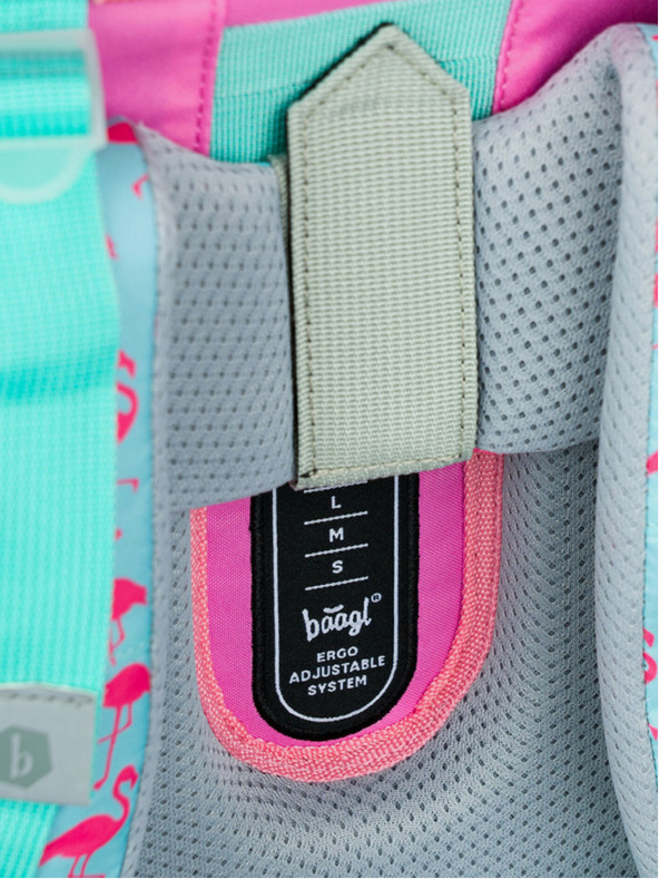 BAAGL  Zaino scuola rosa Zippy Baagl Fenicottero