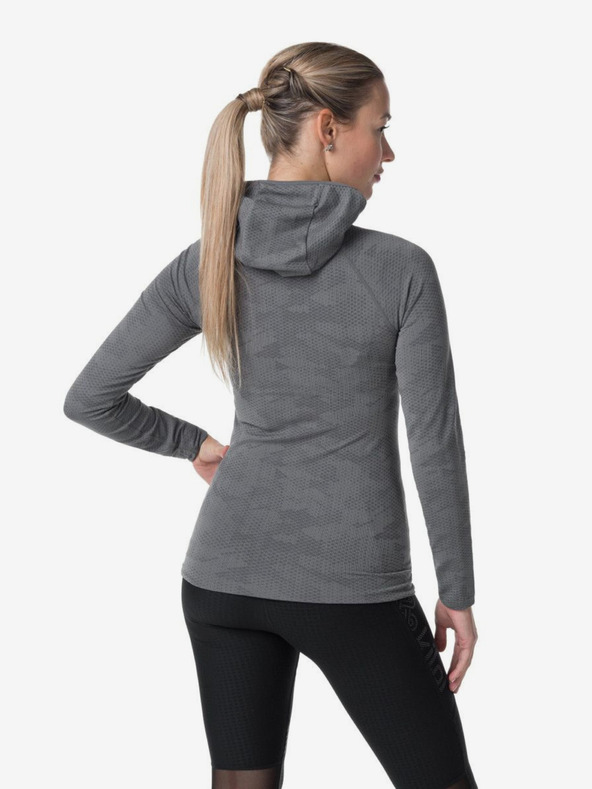Kilpi Maglietta sportiva con cappuccio grigia da donna Kilpi Ninja