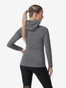 Kilpi Maglietta sportiva con cappuccio grigia da donna Kilpi Ninja