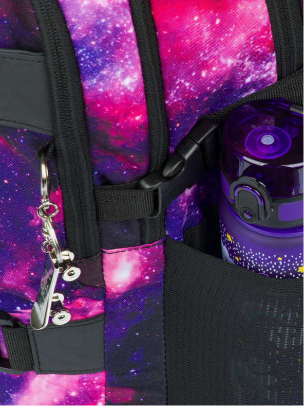 BAAGL  Viola 3 set skate galaxy: zaino, astuccio, borsa Baagl