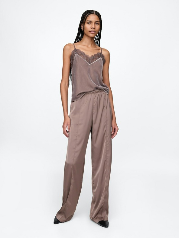 GAP Canotta in velluto con pizzo GAP