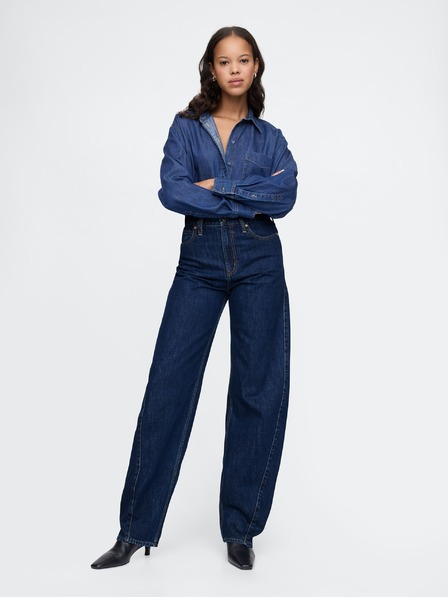 GAP Jeans a vita alta Barrel GAP