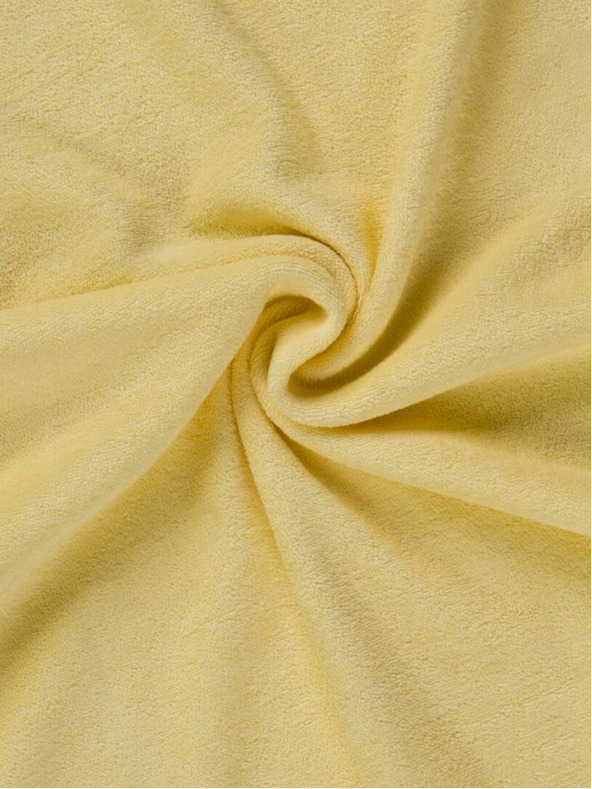 Kvalitex Lenzuolo per bambini in spugna 70x140cm bianco sporco Kvalitex