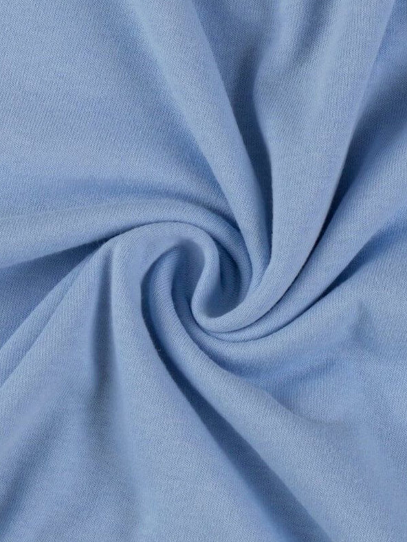 Kvalitex Lenzuolo bambino in jersey 60x120cm azzurro Kvalitex