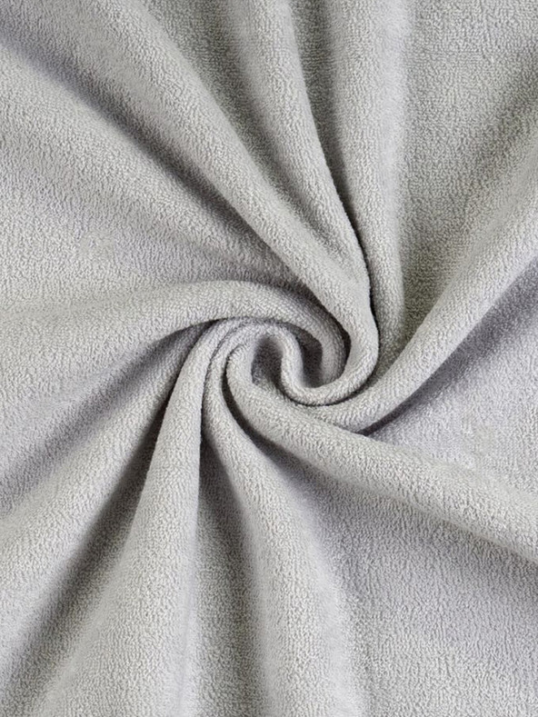 Kvalitex Lenzuolo bambino in spugna 70x140cm grigio chiaro Kvalitex