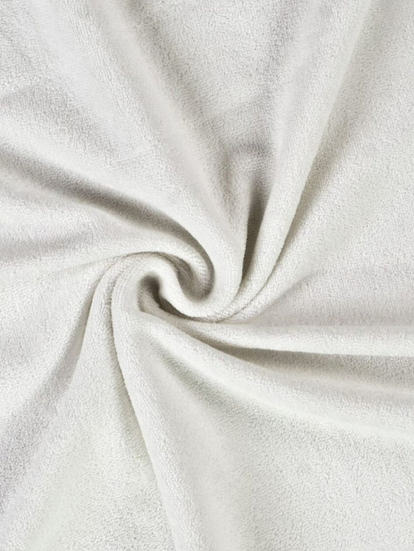 Kvalitex Lenzuolo per bambini in spugna 70x140cm bianco Kvalitex