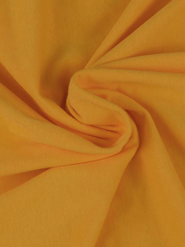 Kvalitex Lenzuolo bambino in jersey 60x120cm giallo intenso Kvalitex