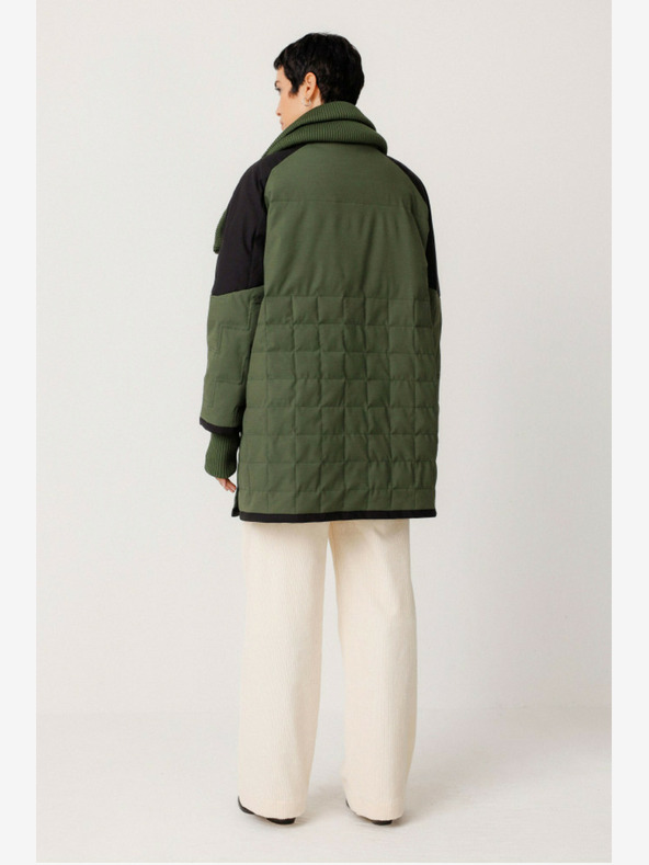 SKFK Cappotto invernale da donna verde SKFK