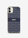 DKNY PC/TPU Ripetizione del modello Tonal Stripe Magsafe Back Cover per iPhone 11 Blue DKNY