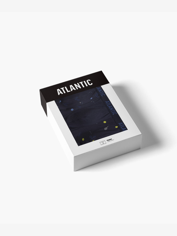 Atlantic Boxer da uomo ATLANTIC 3Pack - Blu scuro