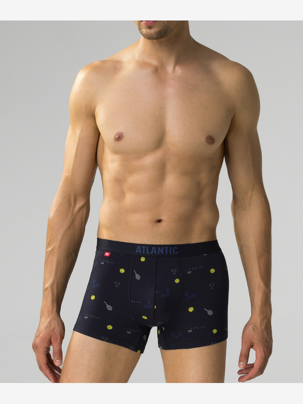 Atlantic Boxer da uomo ATLANTIC 3Pack - Blu scuro