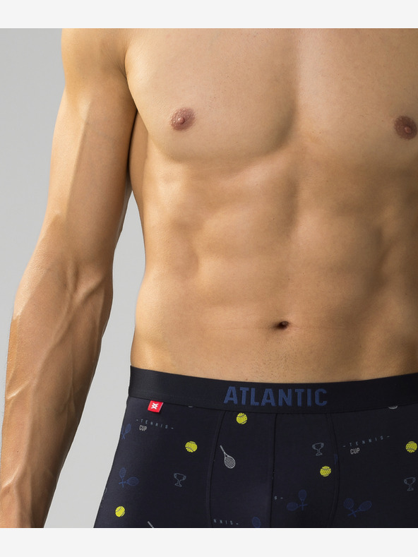 Atlantic Boxer da uomo ATLANTIC 3Pack - Blu scuro