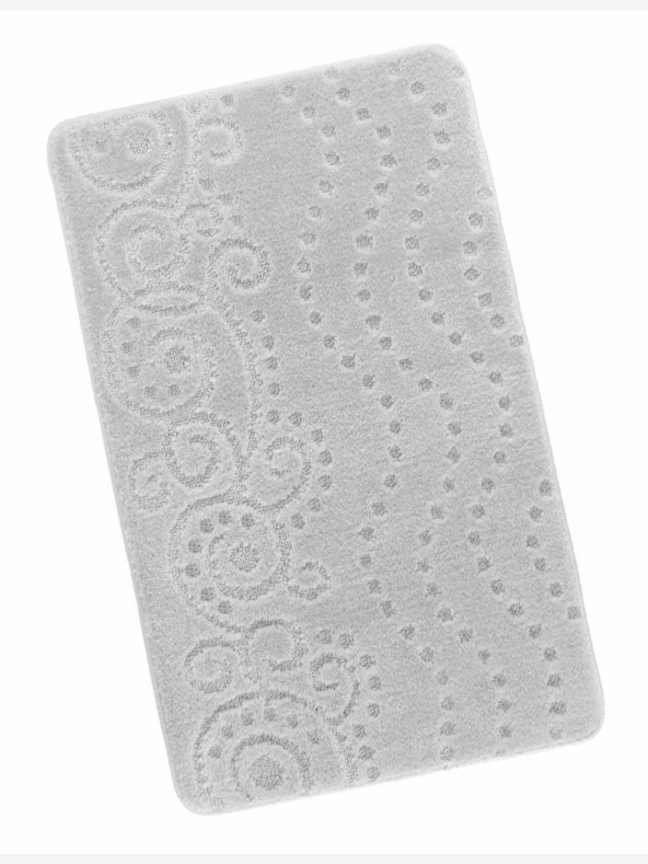 Bellatex Tappeto da bagno 60x100cm ornamento grigio chiaro Bellatex