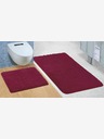 Bellatex Tappeto bagno e toilette Micro bordeaux Bellatex