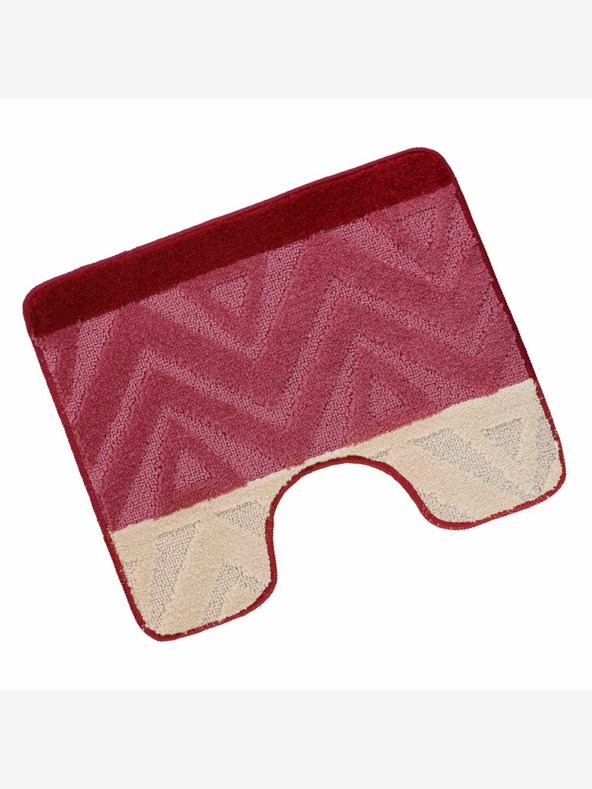 Bellatex Tappeto da bagno 50x60cm chevron bordeaux Bellatex