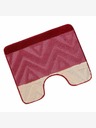 Bellatex Tappeto da bagno 50x60cm chevron bordeaux Bellatex