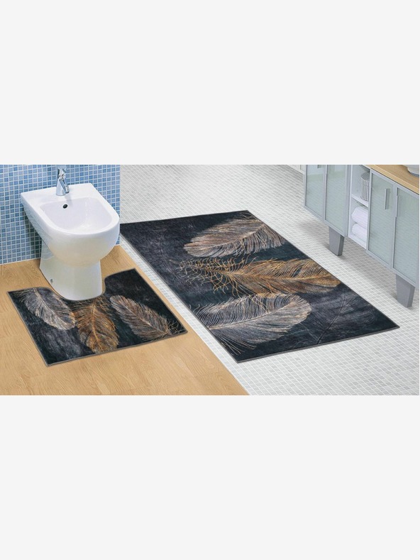 Bellatex Tappeto da bagno e da toilette Feather 3D Bellatex