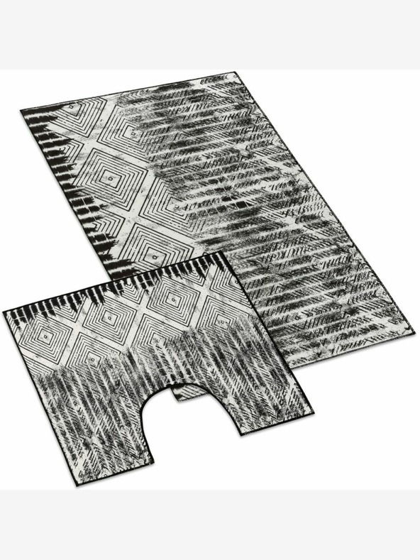 Bellatex Tappeto bagno e toilette Koso'tverce 3D Bellatex