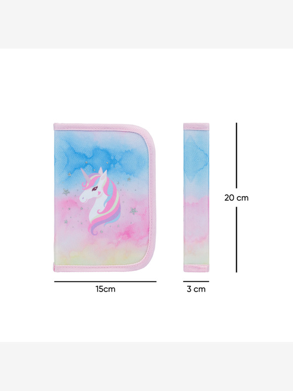 BAAGL  BAAGL Astuccio scuola Rainbow Unicorn