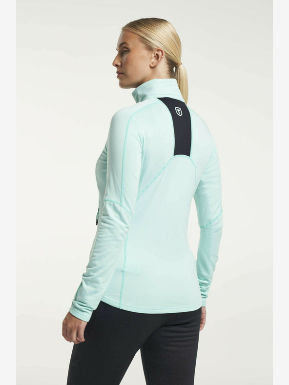Tenson Felpa funzionale con zip intera Tenson Txlite Donna W Turchese chiaro