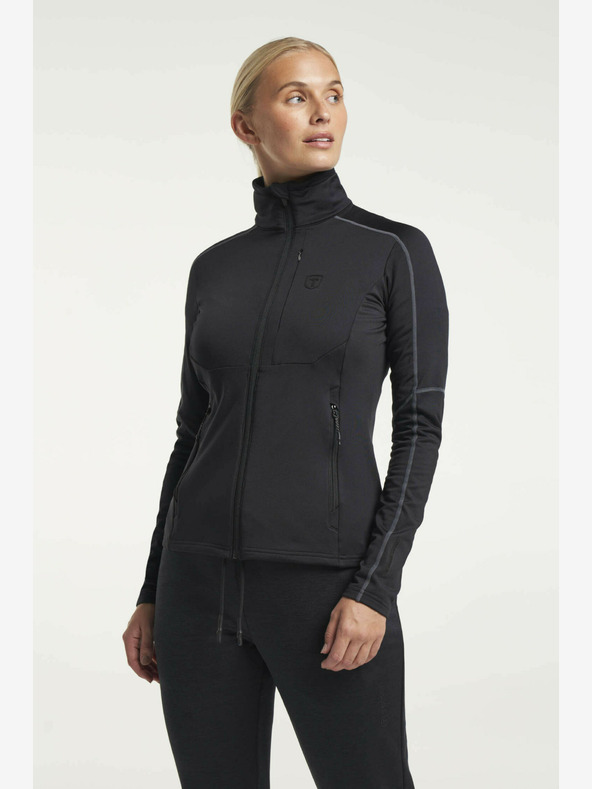 Tenson Felpa funzionale Tenson Txlite Full Zip Donna W Nero