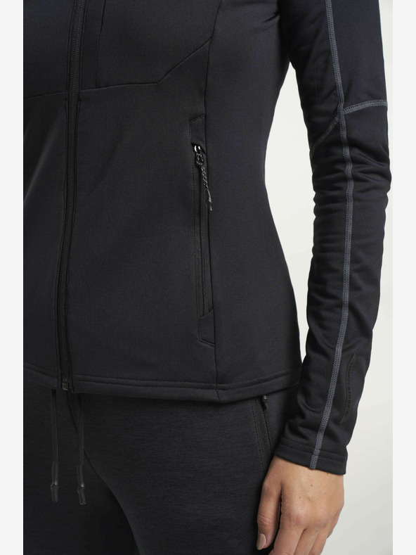 Tenson Felpa funzionale Tenson Txlite Full Zip Donna W Nero