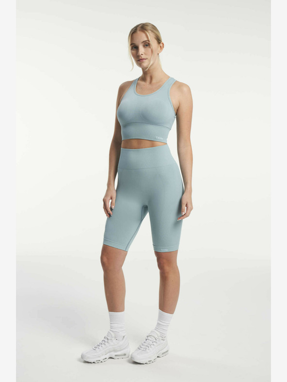 Tenson Pantaloncini funzionali senza cuciture da donna TENSON Seamless Shorts W azzurro