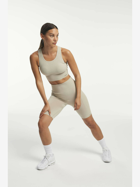 Tenson Pantaloncini funzionali senza cuciture TENSON Donna W Beige