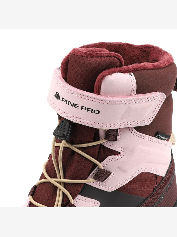 ALPINE PRO Stivali invernali per bambini con membrana in ptx ALPINE PRO NERO