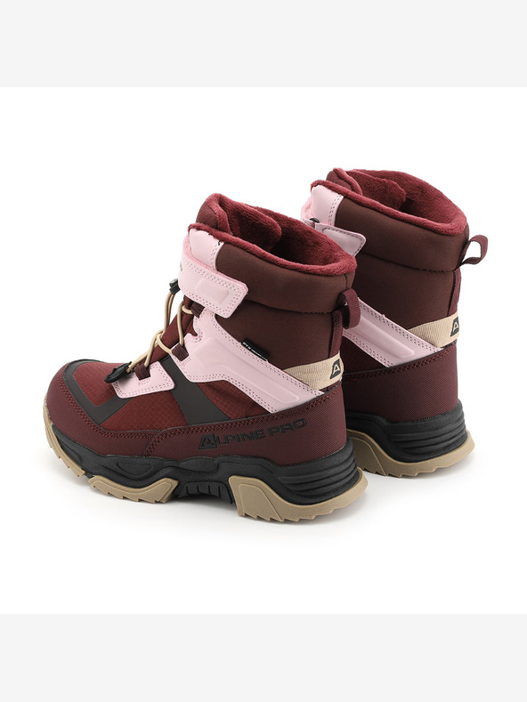 ALPINE PRO Stivali invernali per bambini con membrana in ptx ALPINE PRO NERO