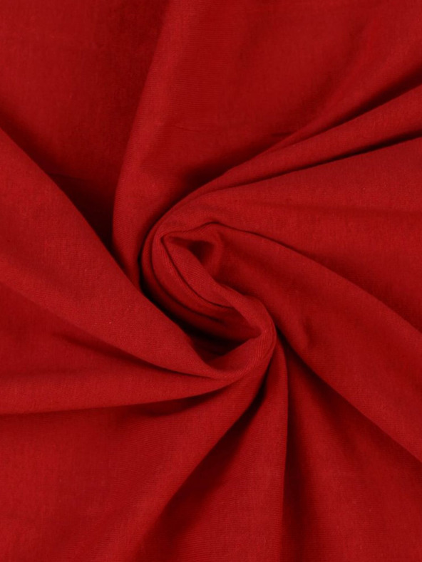 Kvalitex Lenzuolo singolo jersey 120x200cm rosso