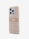 DKNY Cover posteriore Magsafe con motivo a righe tonali in PC/TPU per iPhone 13 Pro Max Rosa DKNY