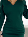 numoco Abito classico con maniche lunghe - verde Numoco ANGELA