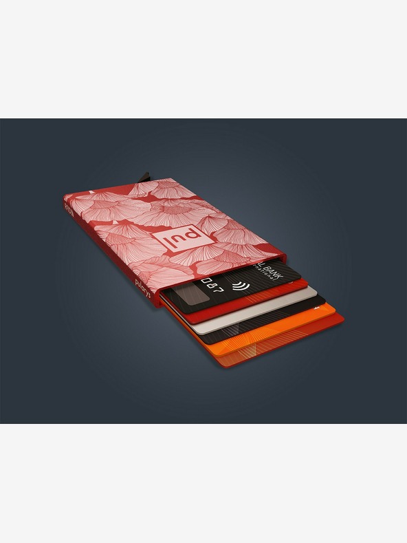 Pularys Portadocumenti Pularys da donna - rosso papavero