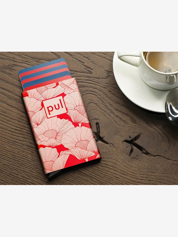 Pularys Portadocumenti Pularys da donna - rosso papavero