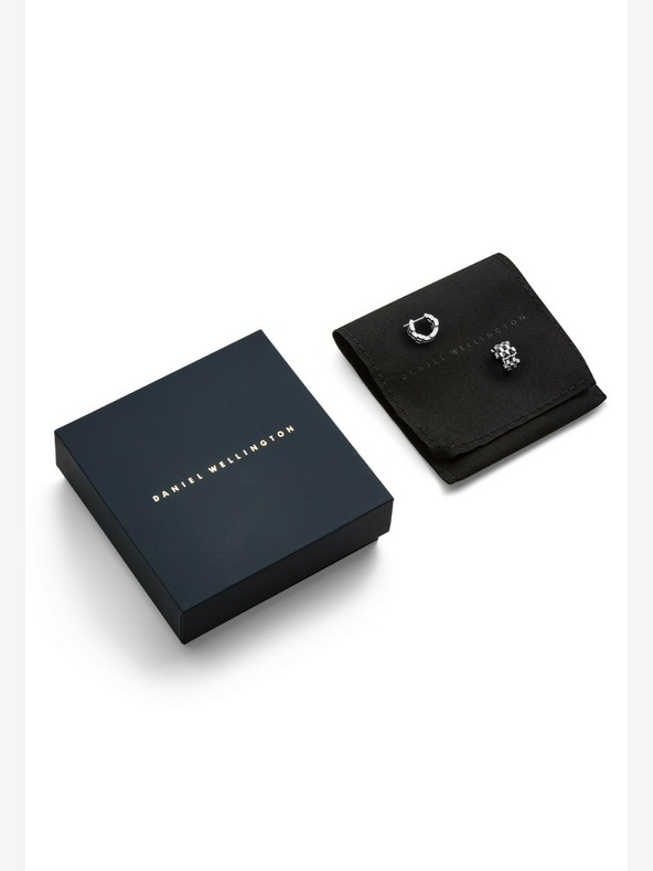 Daniel Wellington Orecchini da donna in acciaio argento Daniel Wellington a 5 maglie