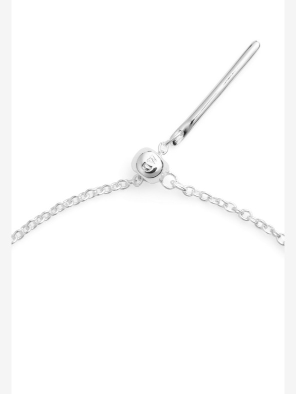 Daniel Wellington Bracciale a catena con charm Daniel Wellington in argento DW00401045