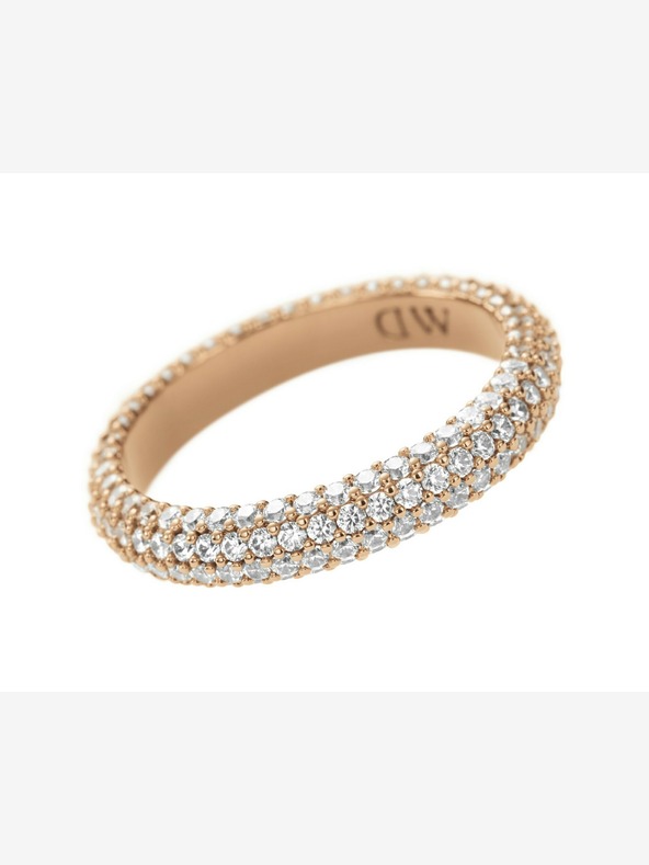 Daniel Wellington Daniel Wellington Anello in acciaio con pavé