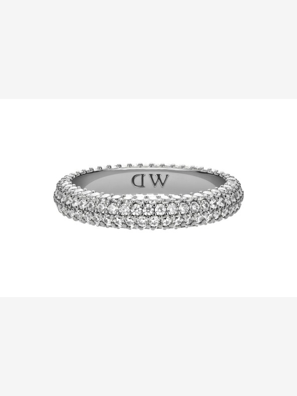 Daniel Wellington Daniel Wellington Anello in acciaio con pavé