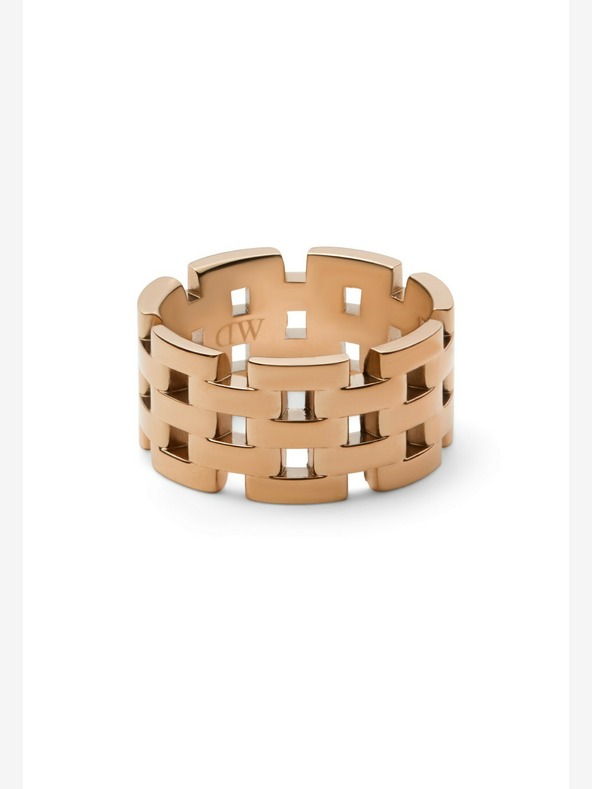 Daniel Wellington Anello a 5 maglie in acciaio oro rosa Daniel Wellington