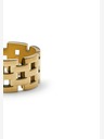 Daniel Wellington Daniel Wellington anello in acciaio dorato a 5 maglie