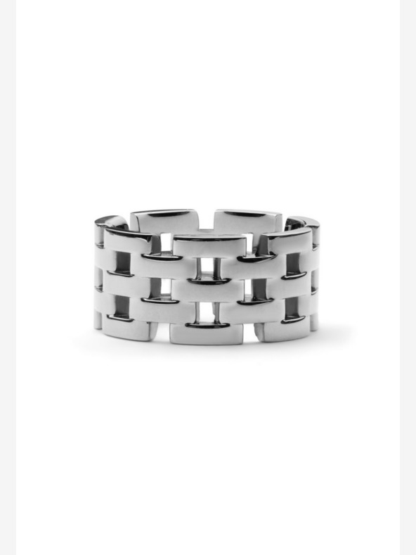 Daniel Wellington Daniel Wellington Anello in acciaio argento a 5 maglie